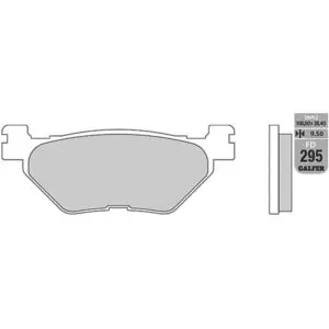 Galfer Bremsbelag FD295 Sintermetall hinten FD295-G1371 KBA -AL- FD295-G1371-AL-