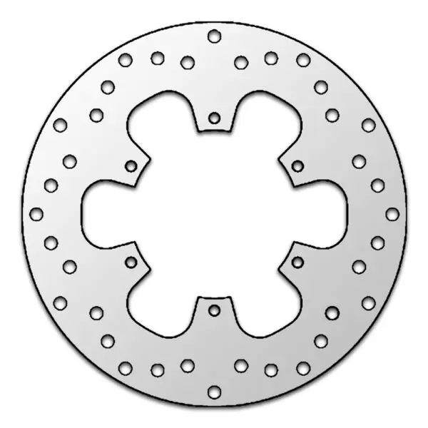 Brembo Bremsscheibe 68B40774 Piaggio Silber Motorrad