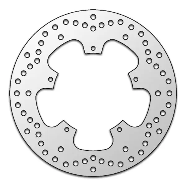 Brembo Bremsscheibe 68B407B7 Piaggio Silber Motorrad