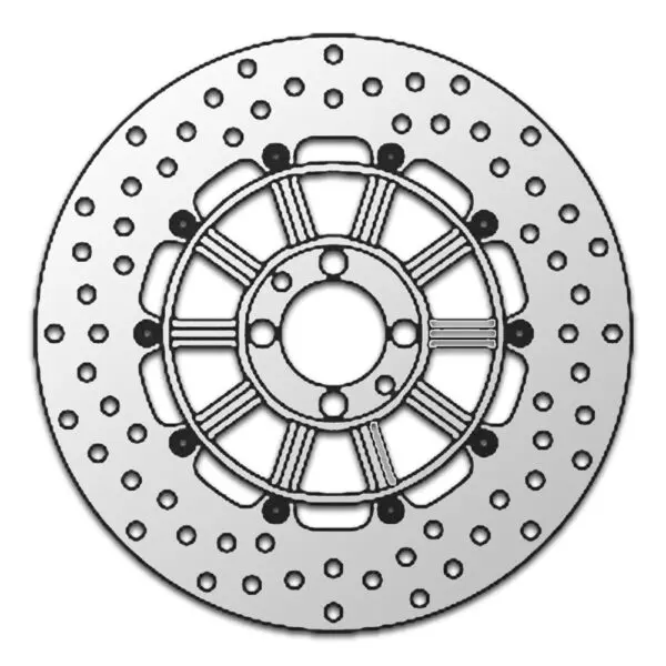 Brembo Bremsscheibe 68B407D3 passend zu BMW Silber Motorrad