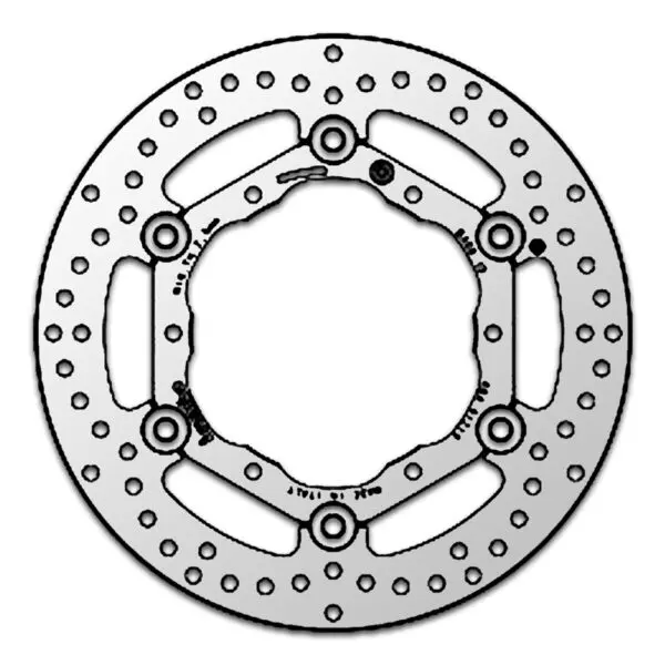 Brembo Bremsscheibe 78B40813 Suzuki & Yamaha vorn Silber Motorrad