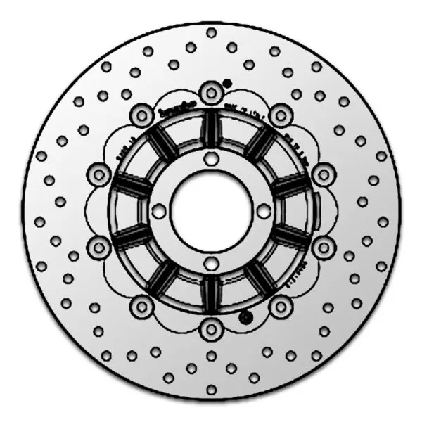 Brembo Bremsscheibe 78B40816 passend zu BMW vorn Silber