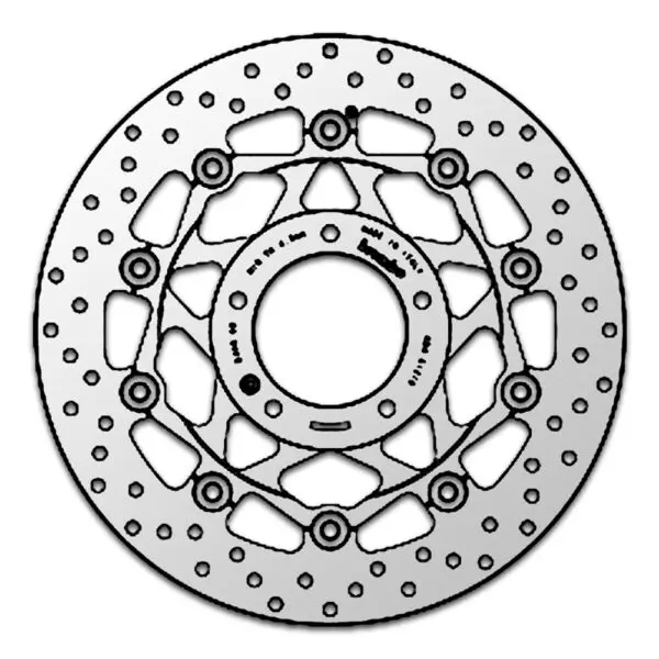 Brembo Bremsscheibe 78B40868 MV Agusta Silber Motorrad