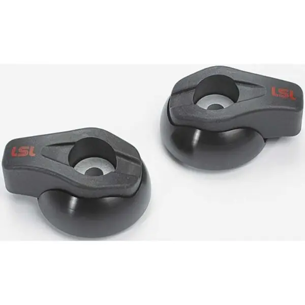 LSL Crash Pads Alu eloxiert schwarz Motorrad
