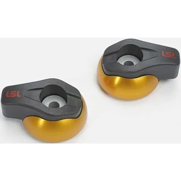 LSL Crash Pads Alu eloxiert gold Motorrad