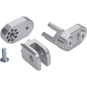 LSL Rastengelenkkit, verstellbar 114-Y02 Paar Yamaha hinten silber Motorrad