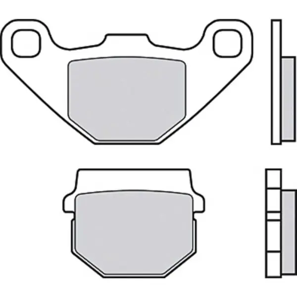 Brembo Bremsbelag 07026 Satz ABE KBA CC organisch Scooter 07026 Motorrad