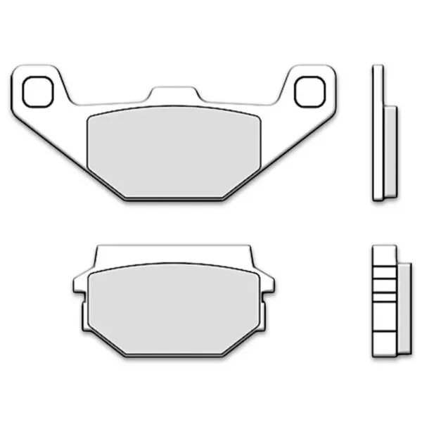 Brembo Bremsbelag 07023 mit ABE, (KBA), CC organisch / Scooter / CC Motorrad