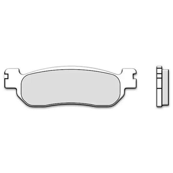 Brembo Bremsbelag 07043 mit ABE, (KBA), CC organisch / Scooter / CC Motorrad