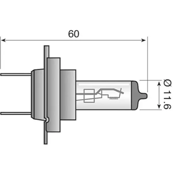 Spahn Scheinwerferlampe 12V 55W klar 57080 Motorrad