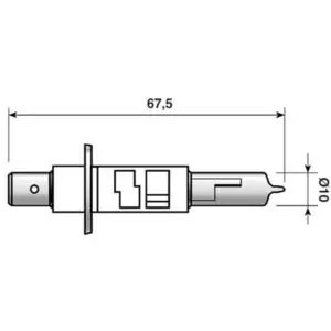 Spahn Scheinwerferlampen 12V 55W klar 51186 Motorrad