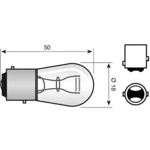 Spahn Signallampe SPAHN 6V 21/5W 6014 Motorrad