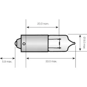 Spahn Scheinwerferlampen Halogen 6/15 Sockel PX 13,5s 6 V 15 W klar Motorrad
