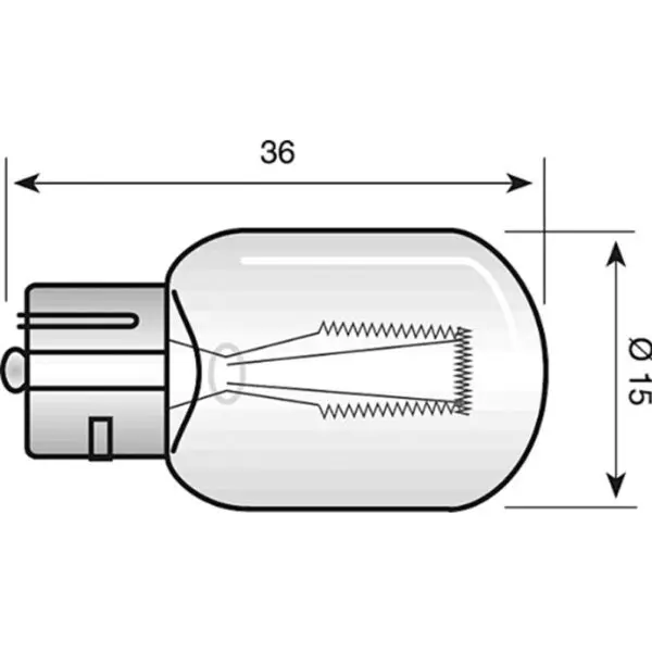 Spahn Glassockellampe SPAHN 12V 10W 751502 Motorrad