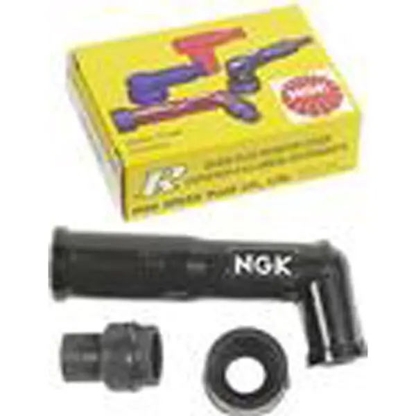 NGK Zündkerzenstecker NGK XB 01 F, (14er), 102° schwarz Motorrad Zündkerzen
