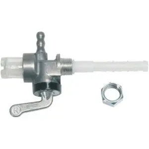 Karcoma Benzinhahn M12x1 Tank+Schlauchanschluss hint+Filterbecher silber 30-1003