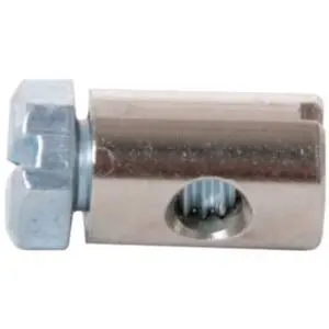 Motorrad Schraubnippel Schaft-Ø 6mm Bohrung Ø 2,5mm silber 1180 Motorrad