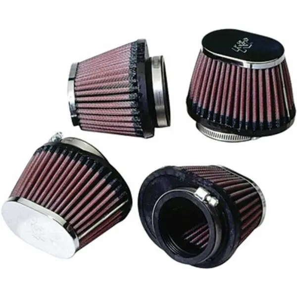 K&N Sportluftfilter Ø 54mm L 102mm RC-0984 oval konisch a 4 Stück chrom RC-0984