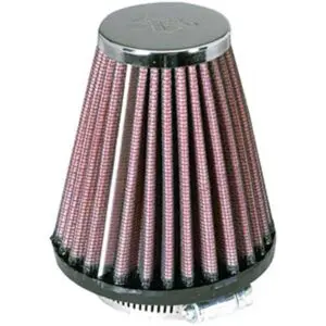 K&N Sportluftfilter Ø 52mm L 102mm RC-1200, rund konisch chrom RC-1200 Motorrad