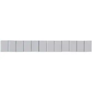Motorrad Klebegewicht Stahl 60g Riegel (12x5g) silber/grau