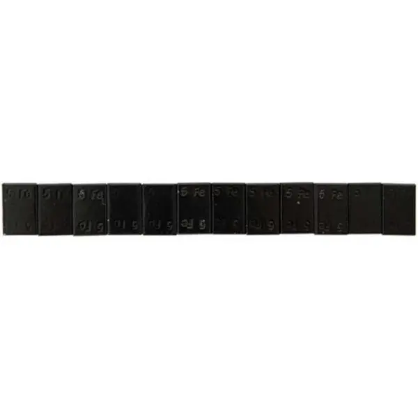 Motorrad Klebegewicht Stahl 60g Riegel (12x5g) schwarz