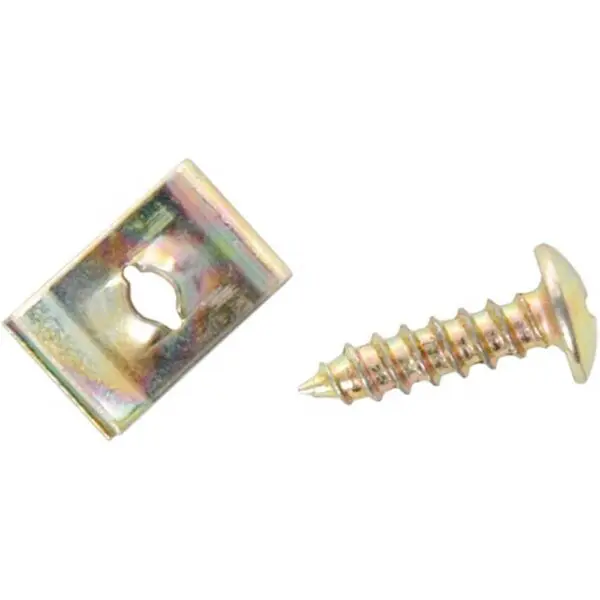 Motorrad Satz Schrauben+Halteklammer Satz M5x15mm nickel 170900A Motorrad