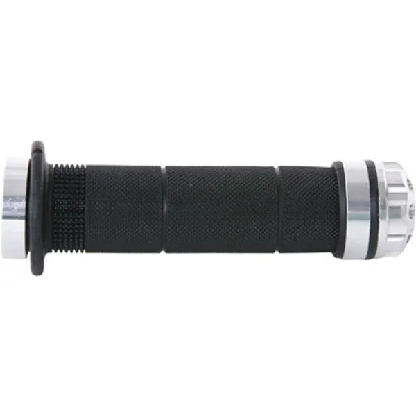 PR. Handgriff Gummi 22-24mm universal schwarz-chrom 342840 Motorrad