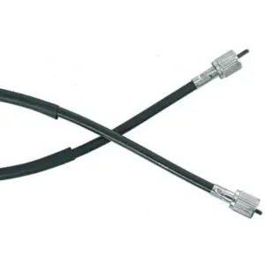 Tachowellen 930mm Überwurfmutter unten schwarz/silber BT25003-A Motorrad