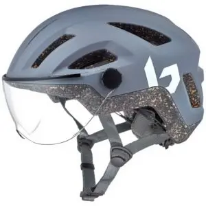 Bollé Helm Eco React Visor" matte cool M 55-59cm 55-59mm grau ca. 0,370 kg