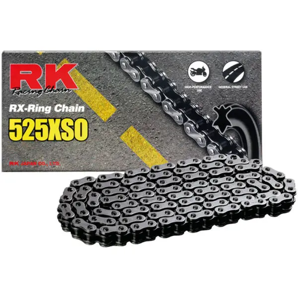 RK Kette 525XSO 5/8x5/16 110 Glieder Nietschloss schwarz 4935531439004