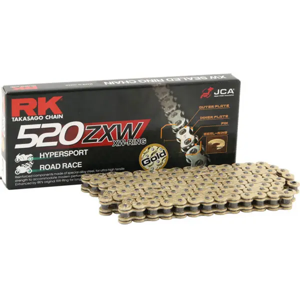 RK Kette GB520ZXW 5/8x1/4 XW-Ring Premium Kette 110 Glieder Nietschloss