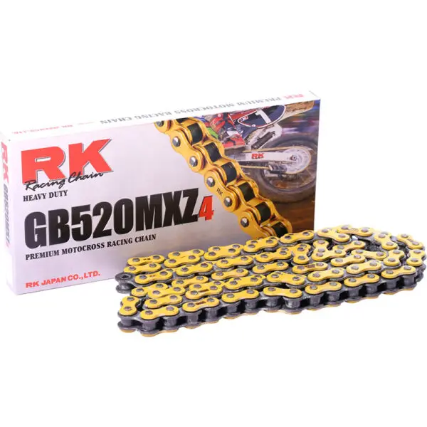 RK Kette GB520MXZ4 5/8 x 1/4 118 Glieder grau gelb