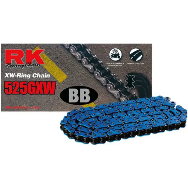 RK Kette 525GXW 5/8x5/16 116 Glieder blau