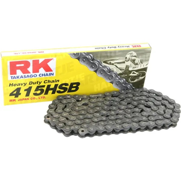 RK Kette 415HSB 1/2 x 3/16 verstärkt 88 Glieder grau