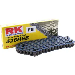RK Kette 428HSB 1/2x5/16 verstärkt 134 Glieder blau grau blau