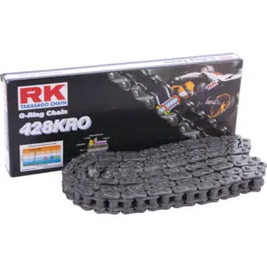 RK Kette 428KRO 1/2x5/16 O-Ring 126 Glieder Clipschloss grau