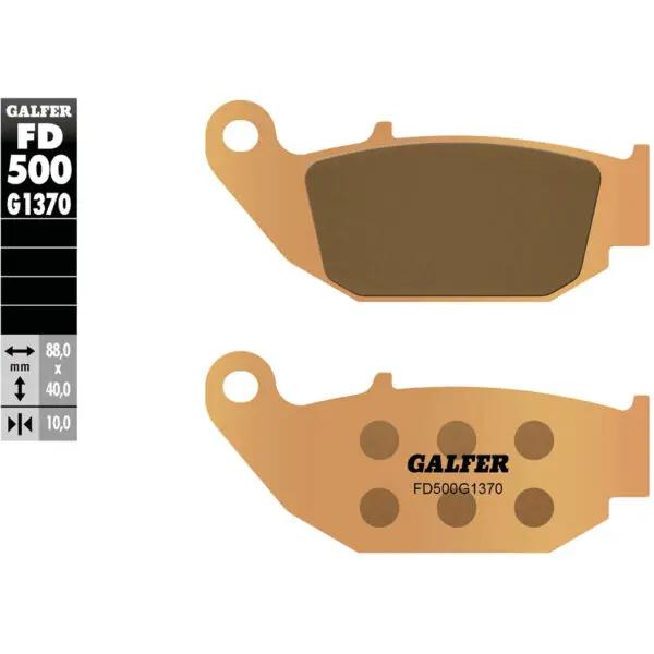 Galfer Bremsbelag FD500 G1370 Sintermetall Straße ABE FD500-1370