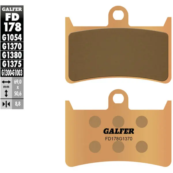Galfer Bremsbelag FD178 Satz ABE f. Yamaha BT 1100 FD178-G1370