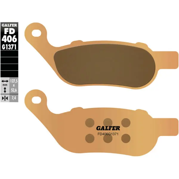 Galfer Bremsbelag FD406 m. ABE passend zu Harley Davidson FLS FD406-G1371