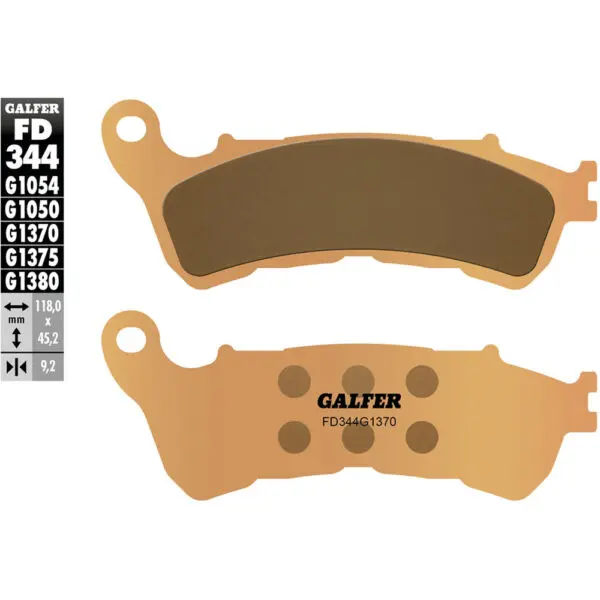 Galfer Bremsbelag FD344 Satz ABE passend zu Harley Davidson XL FD344-G1370