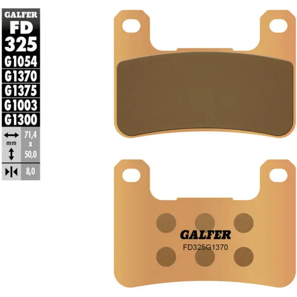 Galfer Bremsbelag FD325 Satz G1370 - Sintermetall Straße ABE FD325-G1370