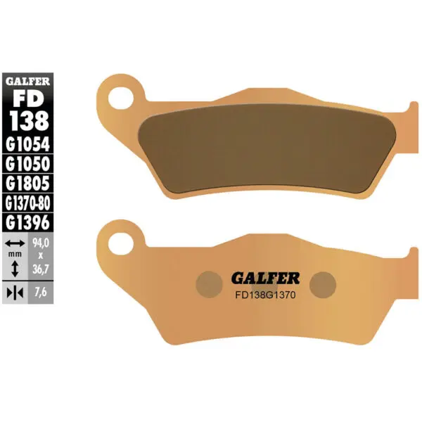 Galfer Bremsbelag FD138 Satz G1370 Sintermetall Straße ABE FD138-G1370