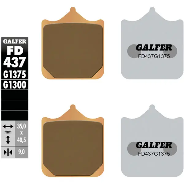 Galfer Bremsbelag FD437 m. ABE passend zu BMW S 1000 FD437-G1375