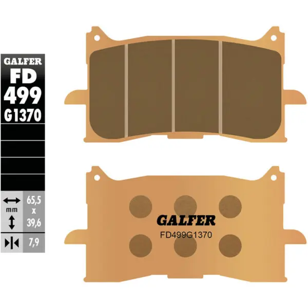 Galfer Bremsbelag FD499 ABE passend zu Honda CB 125 FD499-1370