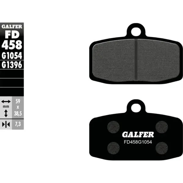 Galfer Bremsbelag FD458 G1054 - Organisch Std ABE passend zu KTM Fre