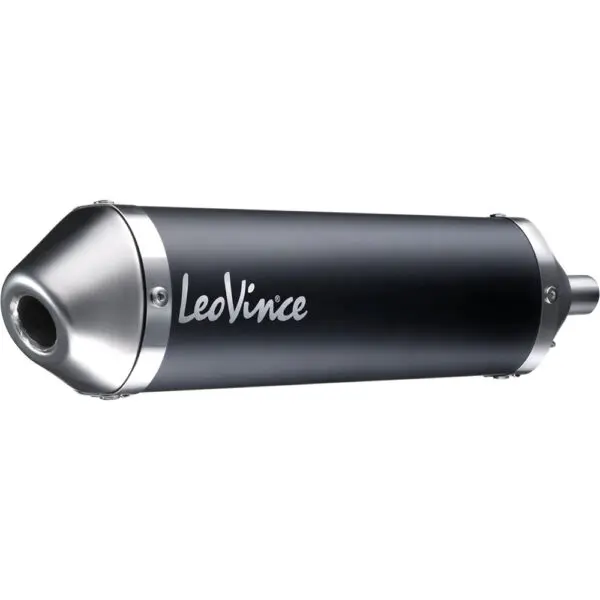 LeoVince Schalldämpfer X-Fight Black Edition Endkappe Edelstahl schwarz 3281B 80