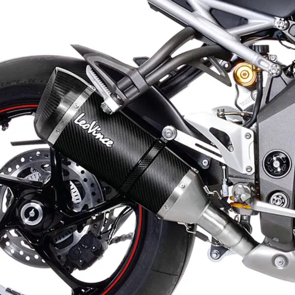 Leo-SBK Schalldämpfer SBK Factory S Carbon Carbon-Endkappe 14280S Slip-On