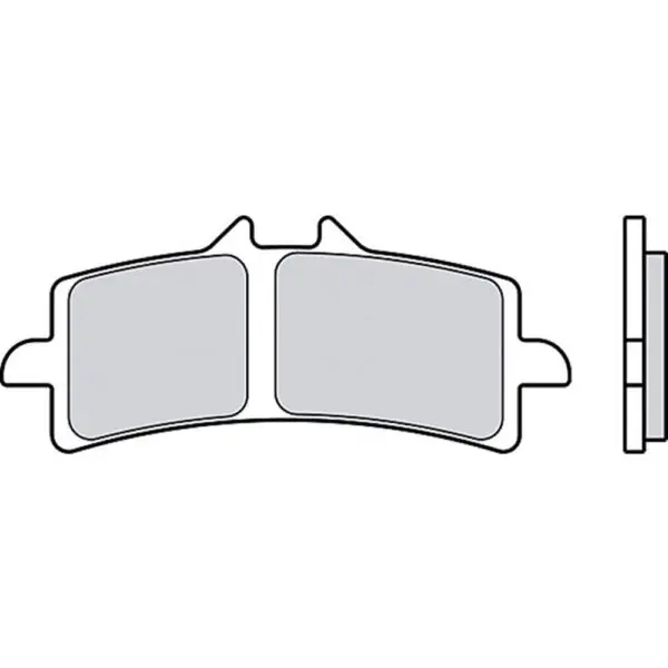 Brembo Bremsbelag 07BB37 Satz Sintermetall Straße vorne LA 07BB37LA