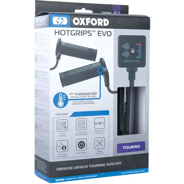 Oxford Heizgriffe Hotgrips(R)Evo 12V Touring, Grifflänge 120/110mm