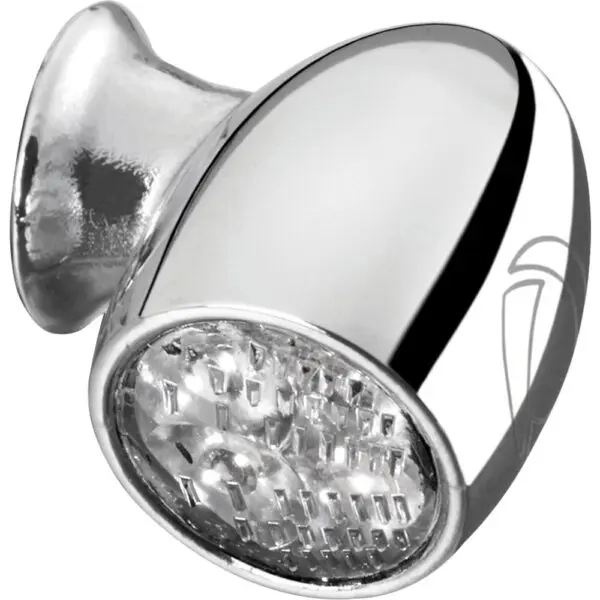 Kellermann LED-Blinker ATTO DF Ultrakompakt hinten klar Metallgehäuse chrom